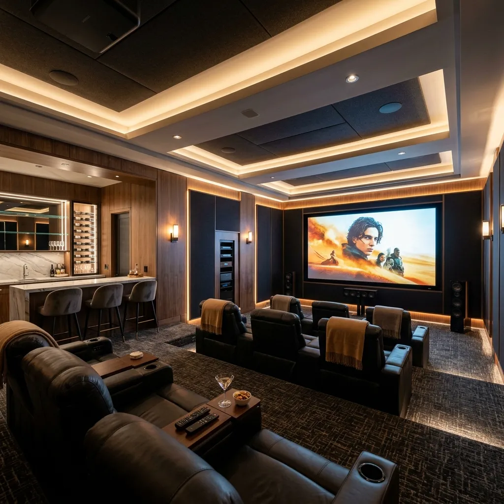Bodrum Kat Optimizasyonu: Lüks Sinema ve Oyun Odaları