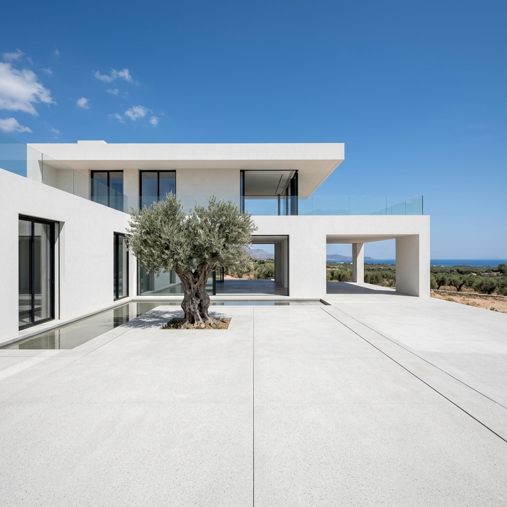 Minimalist Villa Mimarisi: Az Eşya, Çok Alan Konsepti