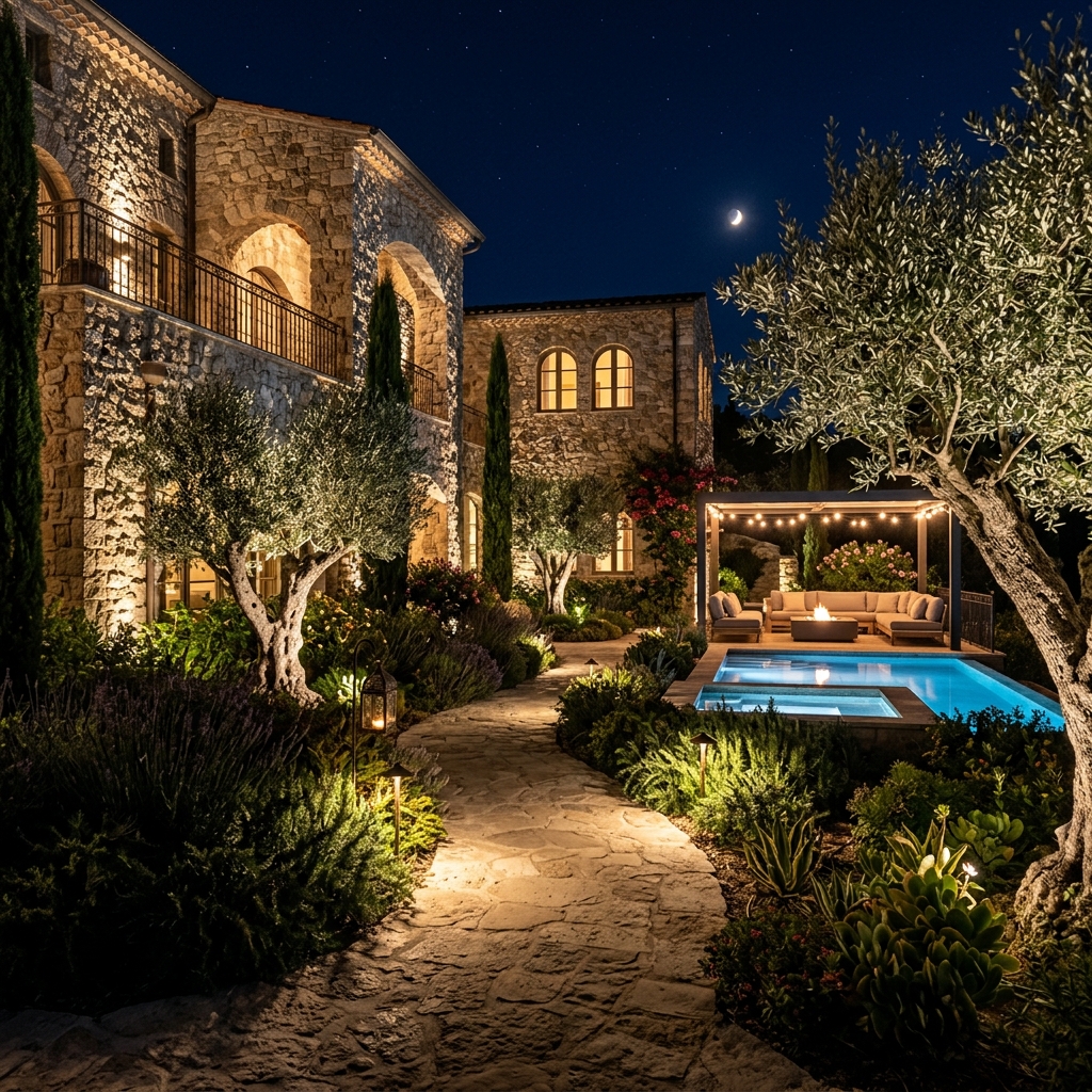Villa Bahçelerinde Botanik Aydınlatma ve Kış Terasları